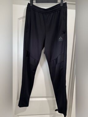 adidas Black Slim Performance Track Pants